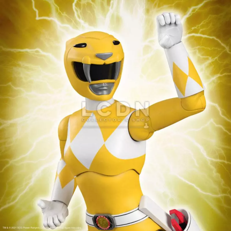 Mighty Morphin Power Rangers Action Figure Ultimates Yellow Ranger 18cm