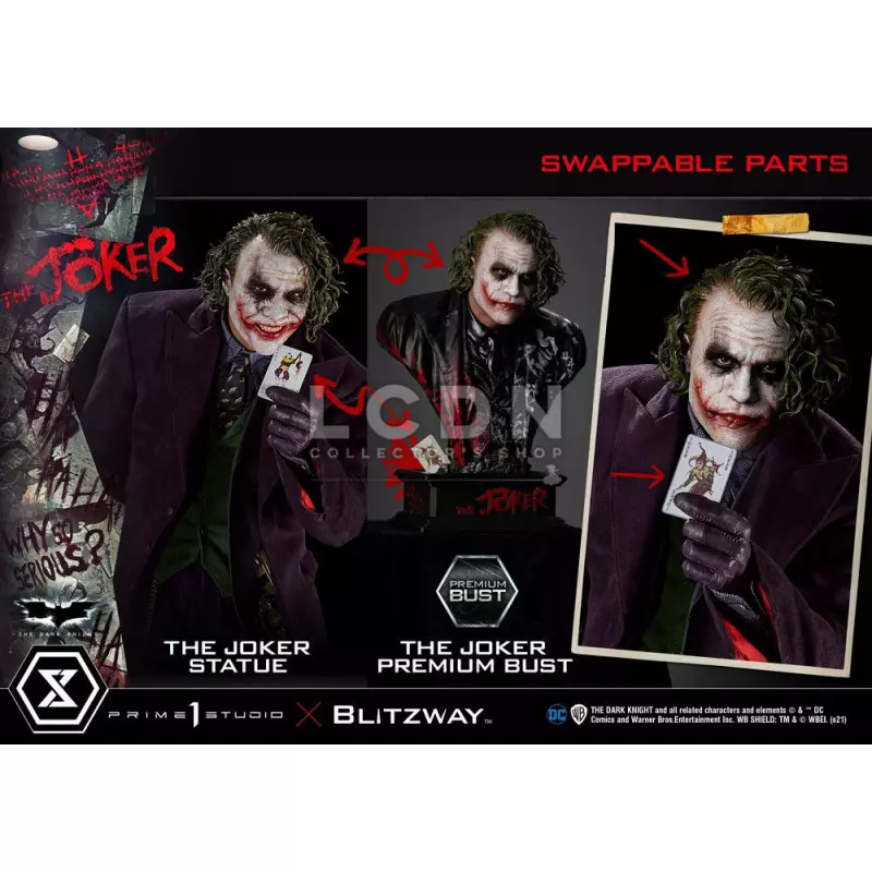 The Dark Knight Buste Premium The Joker 26cm