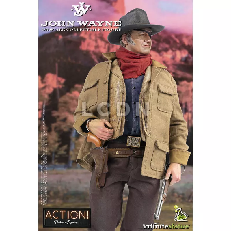 John Wayne Collectible Action Figure 1/6 Infinite Statue 31cm