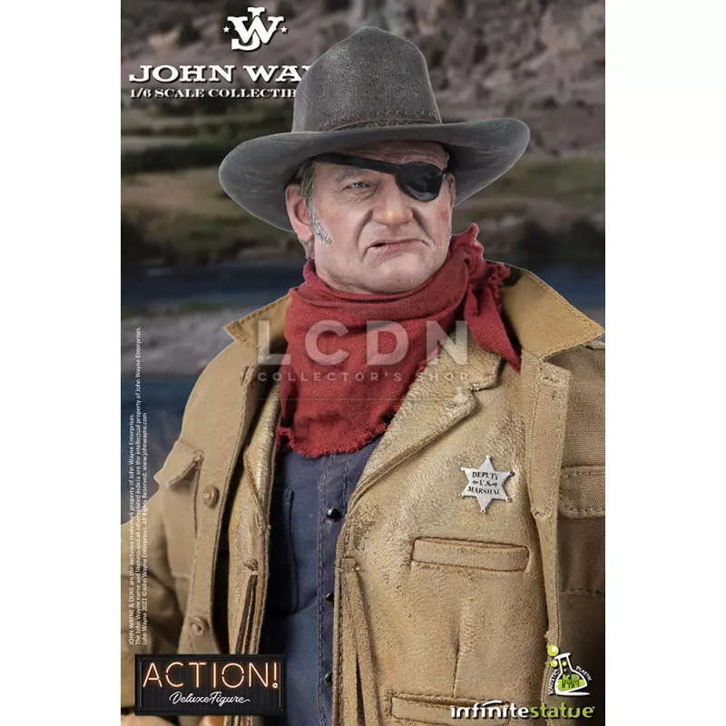 John Wayne Collectible Action Figure 1/6 Infinite Statue 31cm