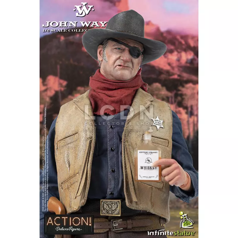John Wayne Collectible Action Figure 1/6 Infinite Statue 31cm