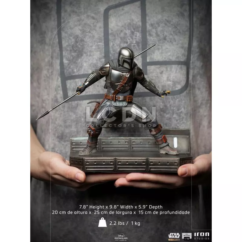 Star Wars The Mandalorian Statue 1/10 BDS Art Scale Mandalorian 20cm