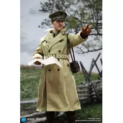 WWI British Officer Collectible Action Figure 1/6 Colonel Mackenzie + Desk Diorama Set  DID B11012 (not mint box) + E60062