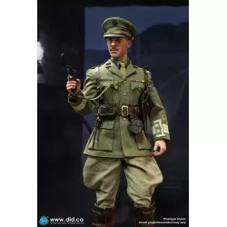 WWI British Officer Collectible Action Figure 1/6 Colonel Mackenzie + Desk Diorama Set  DID B11012 (not mint box) + E60062