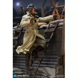 WWI British Officer Collectible Action Figure 1/6 Colonel Mackenzie + Desk Diorama Set  DID B11012 (not mint box) + E60062