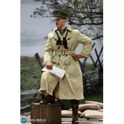WWI British Officer Collectible Action Figure 1/6 Colonel Mackenzie + Desk Diorama Set  DID B11012 (not mint box) + E60062