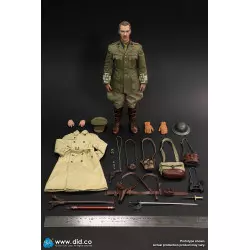 WWI British Officer Collectible Action Figure 1/6 Colonel Mackenzie + Desk Diorama Set  DID B11012 (not mint box) + E60062