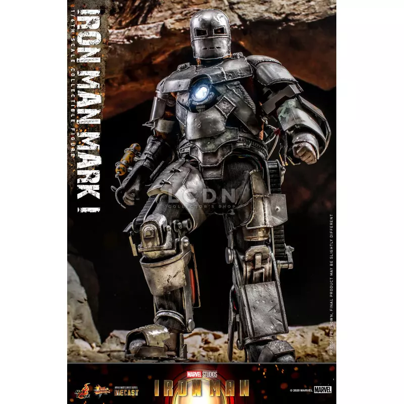 Hot Toys MMS605D40 Iron Man Collectible Action Figurine 1/6 Iron Man Mark I 30cm