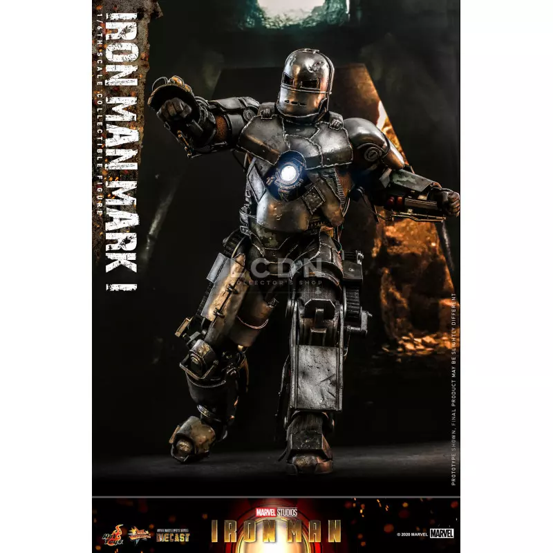 Hot Toys MMS605D40 Iron Man Collectible Action Figurine 1/6 Iron Man Mark I 30cm