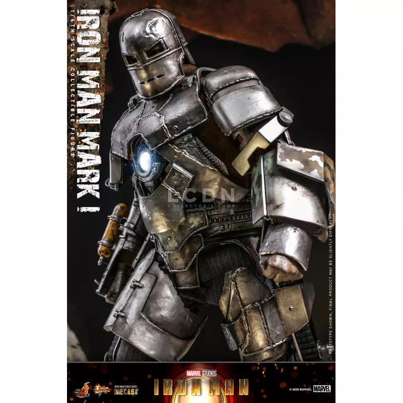 Hot Toys MMS605D40 Iron Man Collectible Action Figurine 1/6 Iron Man Mark I 30cm