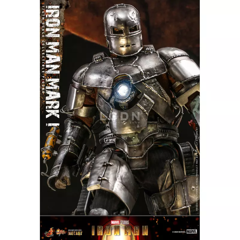 Hot Toys MMS605D40 Iron Man Collectible Action Figurine 1/6 Iron Man Mark I 30cm