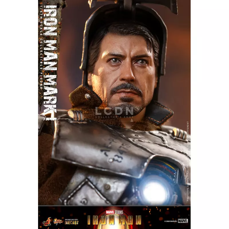 Hot Toys MMS605D40 Iron Man Collectible Action Figurine 1/6 Iron Man Mark I 30cm