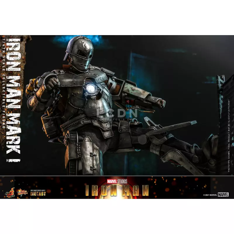 Hot Toys MMS605D40 Iron Man Collectible Action Figurine 1/6 Iron Man Mark I 30cm