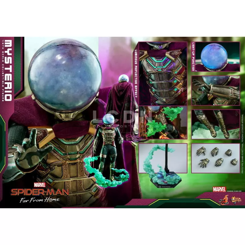 Hot Toys MMS556 Spider-Man: Far From Home Mysterio Jake Gyllenhaal 1/6 Collectible Figurine 30cm