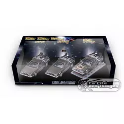 Back to the Future 1, 2 and 3 Pack 3 Delorean 1/43