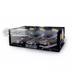 Back to the Future 1, 2 and 3 Pack 3 Delorean 1/43