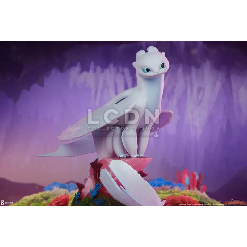 Dragons Statue Light Fury 26cm