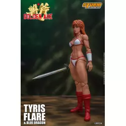 Golden Axe Action Figurine 1/12 Tyris Flare & Blue Dragon Set