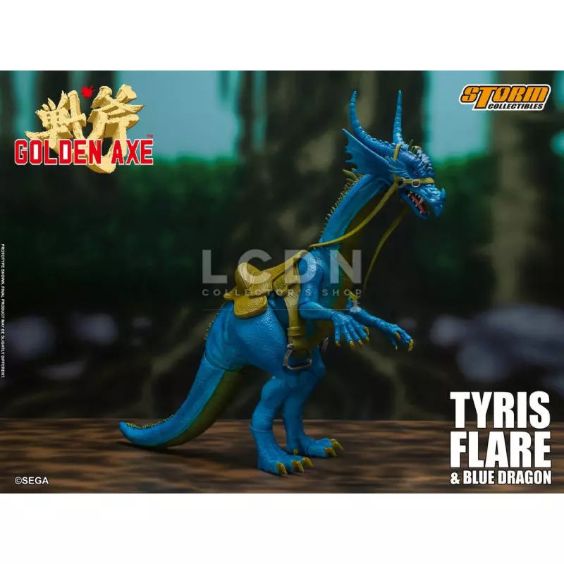 Golden Axe Action Figurine 1/12 Tyris Flare &amp; Blue Dragon Set