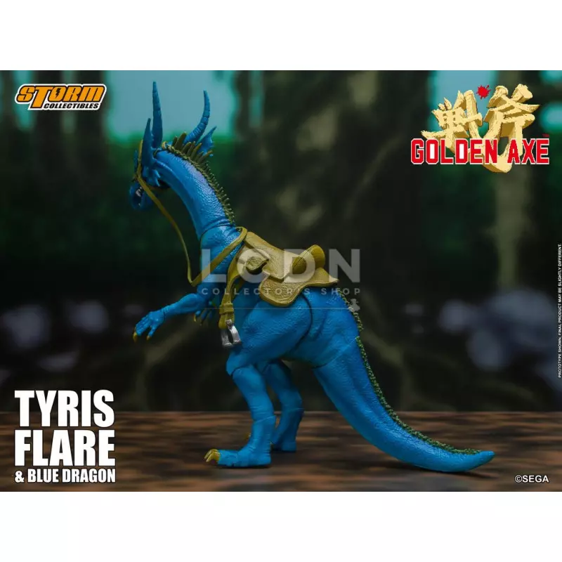 Golden Axe Action Figurine 1/12 Tyris Flare &amp; Blue Dragon Set