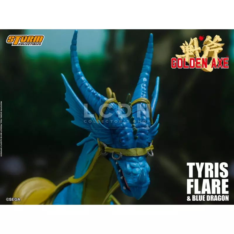 Golden Axe Action Figurine 1/12 Tyris Flare &amp; Blue Dragon Set