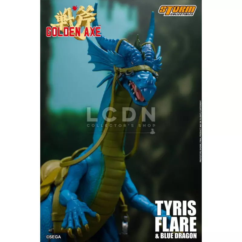 Golden Axe Action Figurine 1/12 Tyris Flare &amp; Blue Dragon Set
