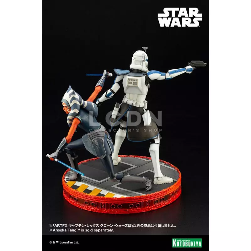Star Wars The Clone Wars 1/7 Capitaine Rex Escape from the Clones Statue ARTFX 28cm