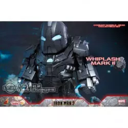 Hot Toys COSB270 Iron Man 2 Mark VI, War Machine & Whiplash Mark II Cosbaby (S) Bobble-Head Collectible Set de 3