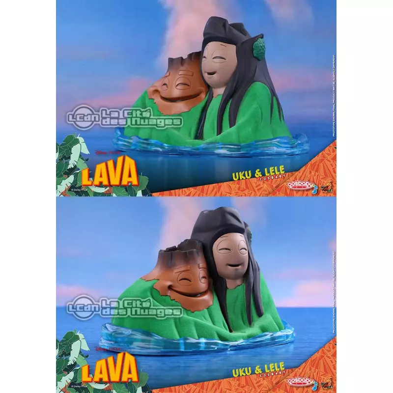 Hot Toys COSB276 Disney Pixar LAVA Uku &amp; Lele Cosbaby (S) (Neuf)