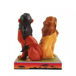 Disney Le Roi Lion (The Lion King) Statue Simba & Scar 16cm