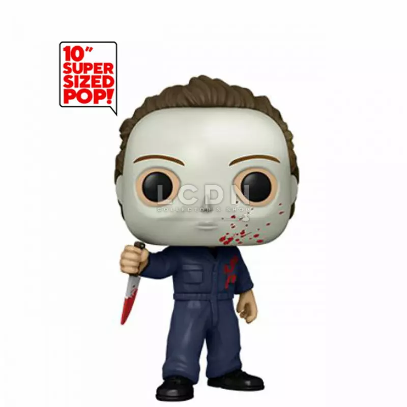 Halloween Jumbo POP! Movies Michael Myers Bloody 10&quot; Super Sized Pop! US Exclusive Vinyle Figurine 25cm n°1155