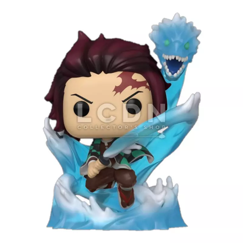 Demon Slayer POP! Animation Tanjiro Kamado with Dragon Translucent Glow in the Dark Special Edition n°873