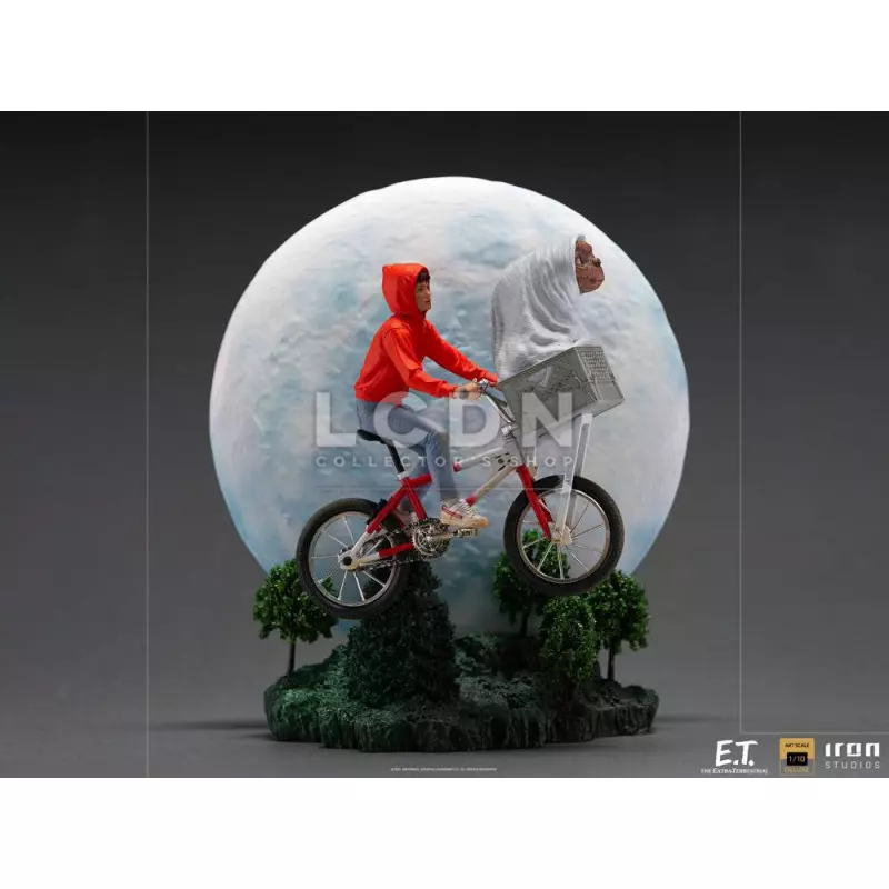 E.T. l&#039;extra-terrestre Statue 1/10 Deluxe Art Scale E.T. &amp; Elliot 27cm