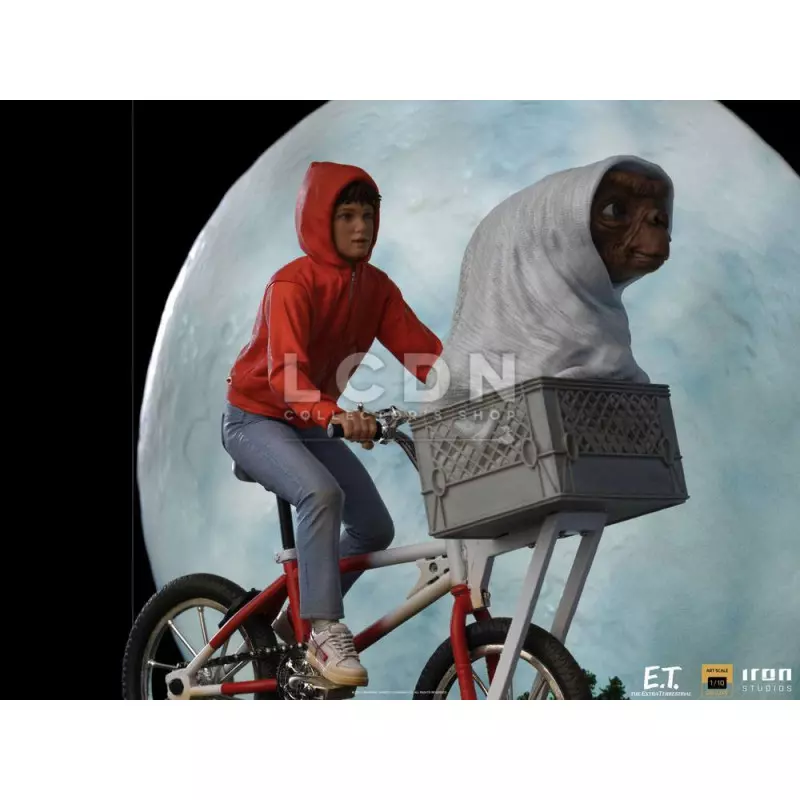 E.T. l&#039;extra-terrestre Statue 1/10 Deluxe Art Scale E.T. &amp; Elliot 27cm