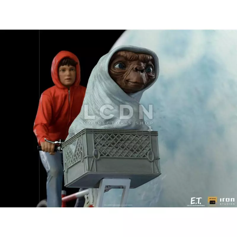 E.T. l&#039;extra-terrestre Statue 1/10 Deluxe Art Scale E.T. &amp; Elliot 27cm