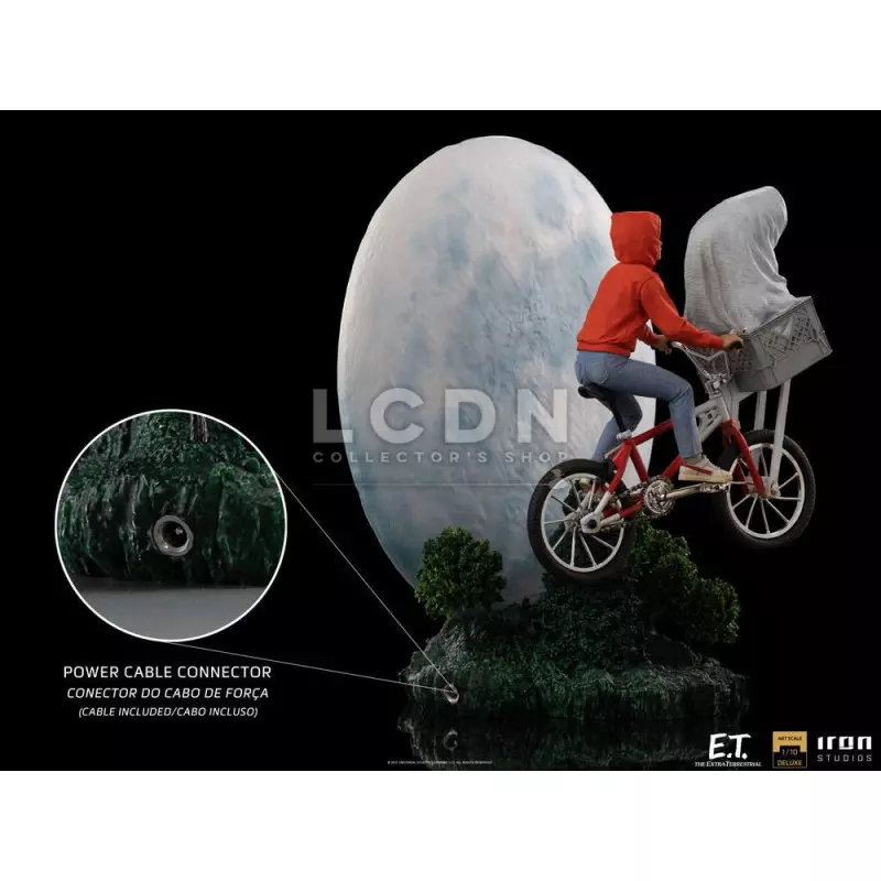 E.T. l&#039;extra-terrestre Statue 1/10 Deluxe Art Scale E.T. &amp; Elliot 27cm