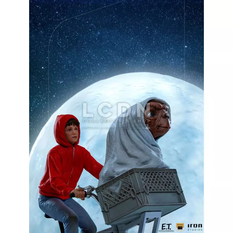 E.T. l&#039;extra-terrestre Statue 1/10 Deluxe Art Scale E.T. &amp; Elliot 27cm