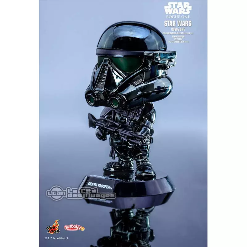 Hot Toys COSB341 Star Wars Rogue One Death Trooper Specialist Chrome Version Cosbaby (S) Bobble-Head