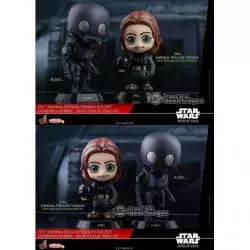 Hot Toys COSB343 Rogue One A Star Wars Story Jyn (Imperial Disguise Version) & K-2SO Cosbaby Collectible Set (S) Bobble-Head