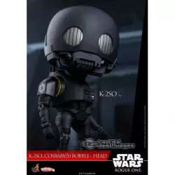 Hot Toys COSB343 Rogue One A Star Wars Story Jyn (Imperial Disguise Version) & K-2SO Cosbaby Collectible Set (S) Bobble-Head