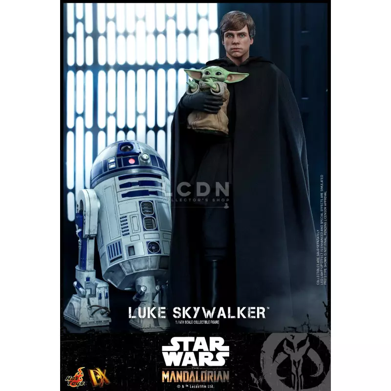 Hot Toys DX22 Star Wars The Mandalorian Collectible Action Figurine 1/6 Luke Skywalker 28cm
