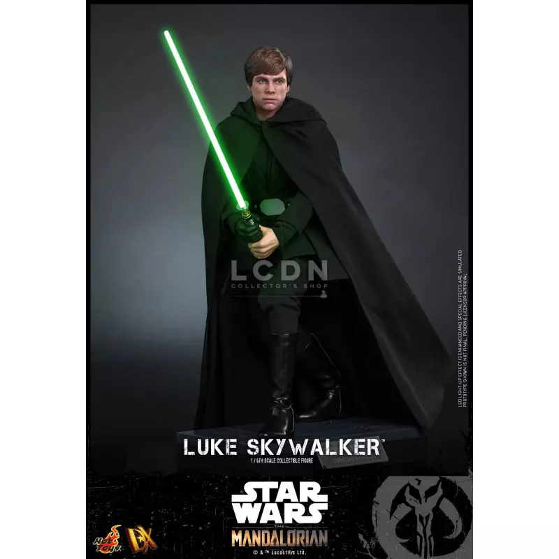 Hot Toys DX22 Star Wars The Mandalorian Collectible Action Figurine 1/6 Luke Skywalker 28cm