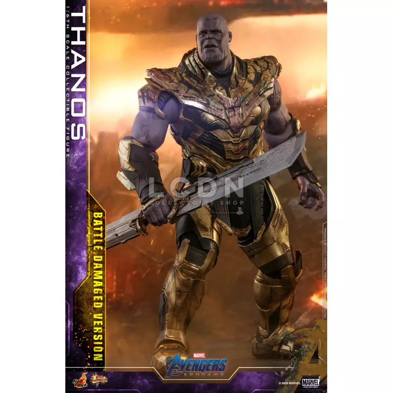 Hot Toys MMS564 Avengers Endgame Thanos Battle Damaged Version 1/6 Collectible Figurine 42cm