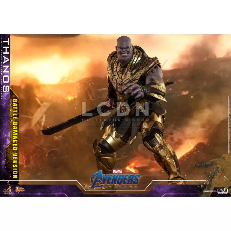 Hot Toys MMS564 Avengers Endgame Thanos Battle Damaged Version 1/6 Collectible Figurine 42cm