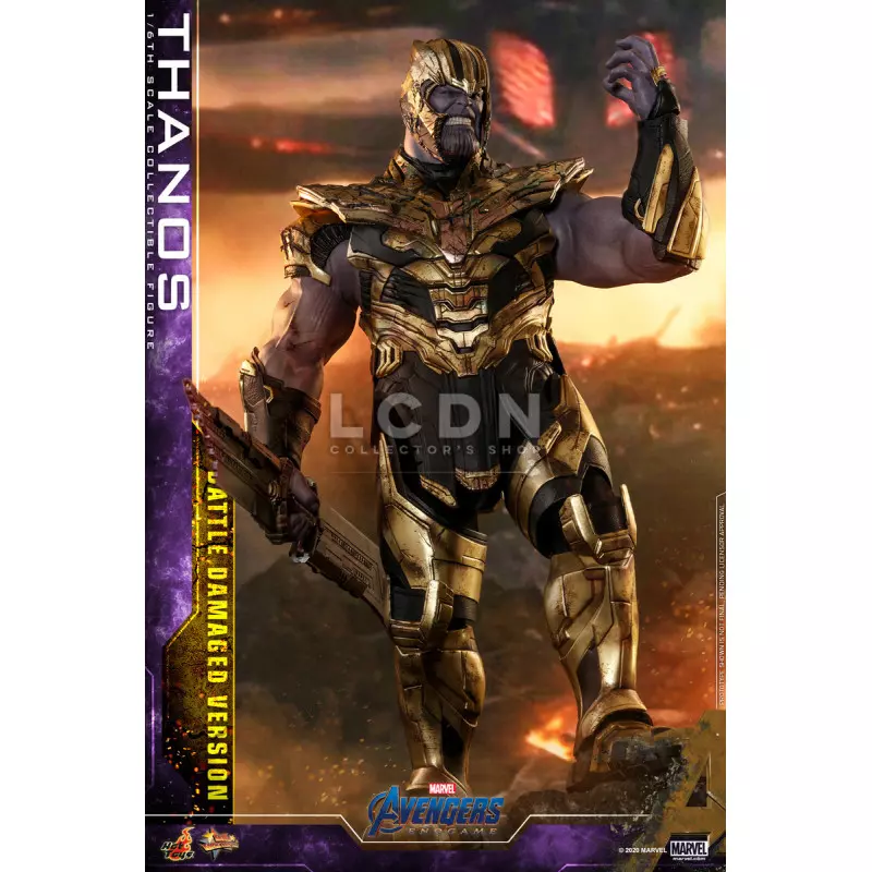 Hot Toys MMS564 Avengers Endgame Thanos Battle Damaged Version 1/6 Collectible Figurine 42cm
