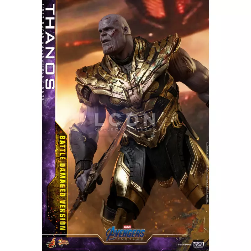 Hot Toys MMS564 Avengers Endgame Thanos Battle Damaged Version 1/6 Collectible Figurine 42cm