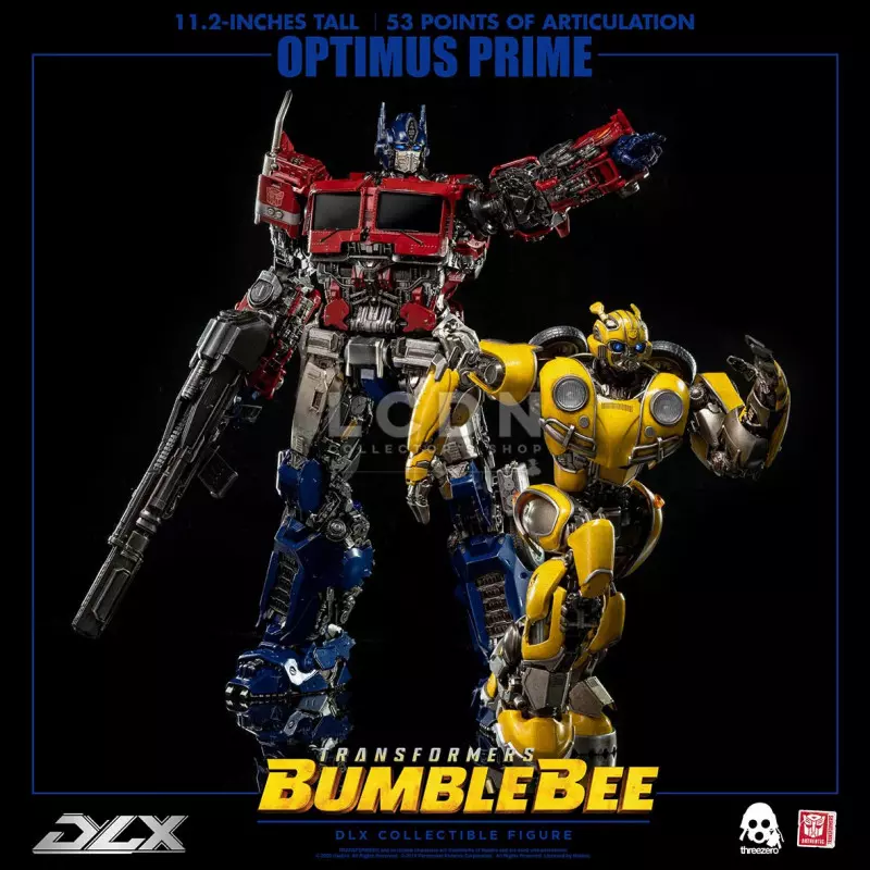 Bumblebee dlx scale collectible series hotsell optimus prime