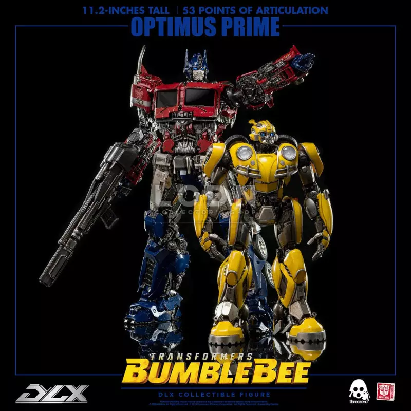 Transformers Bumblebee Optimus Prime DLX Scale Collectible Figure 29cm 3Z0159 Threezero