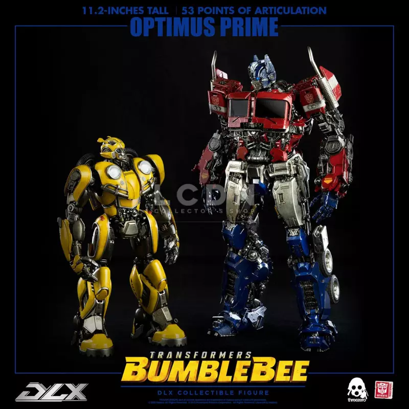 Transformers Bumblebee Optimus Prime DLX Scale Collectible Figure 29cm 3Z0159 Threezero