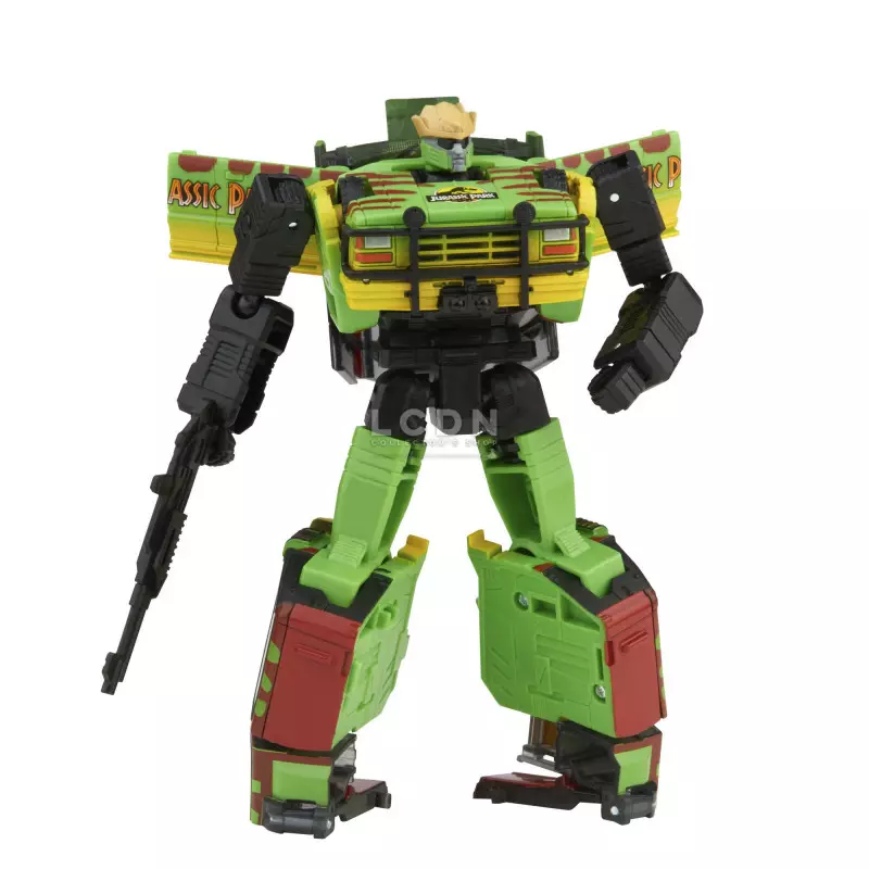 Transformers Collaborative Jurassic Park Mash-Up Action Figure Tyrannocon Rex &amp; Autobot JP93 18cm